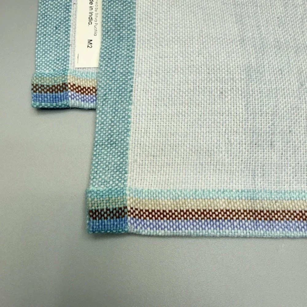 NWT Vintage Dansk Linen Placemats Set of 2 Ritva Puotila‎ Woven Colors Cotton